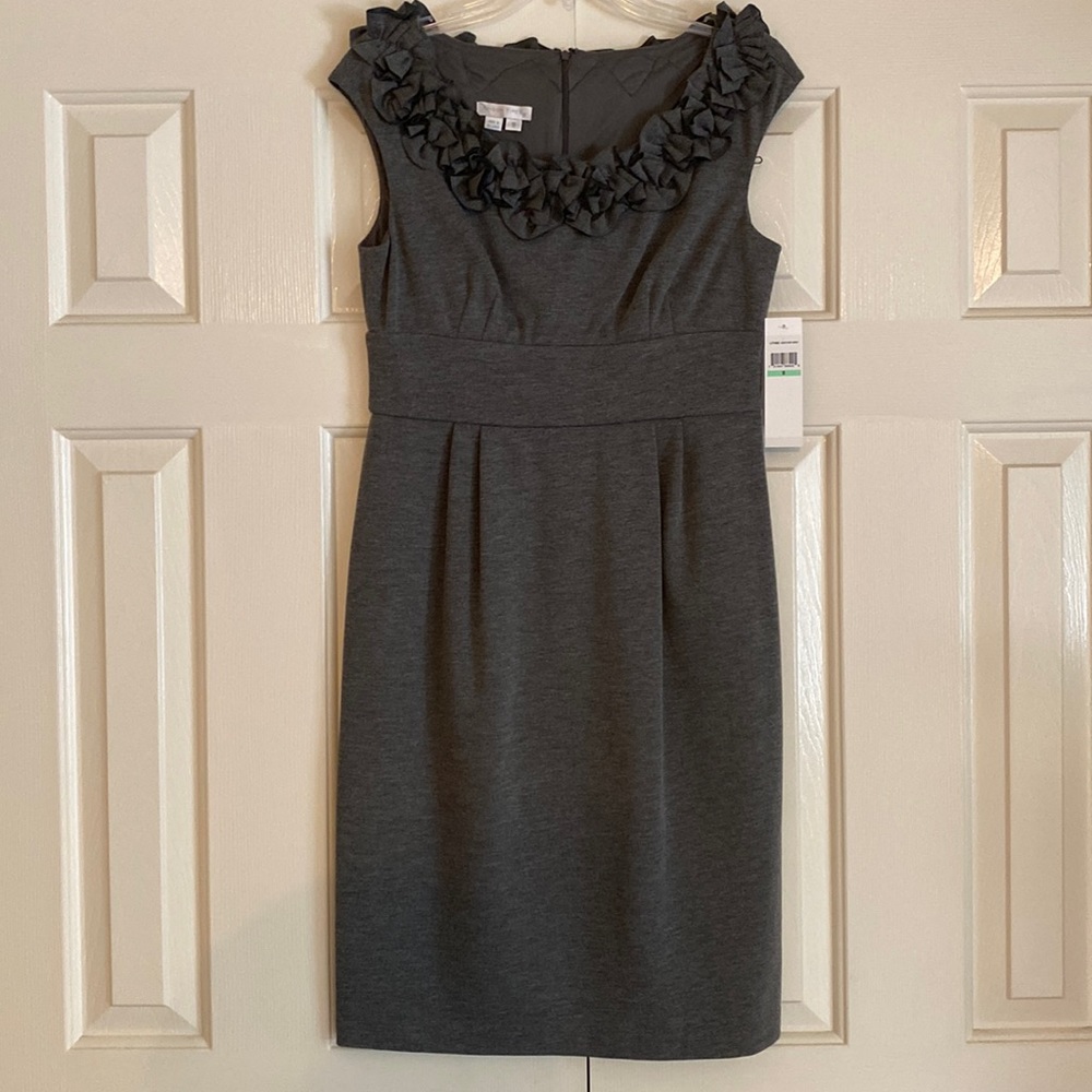 Heather gray London Times dress